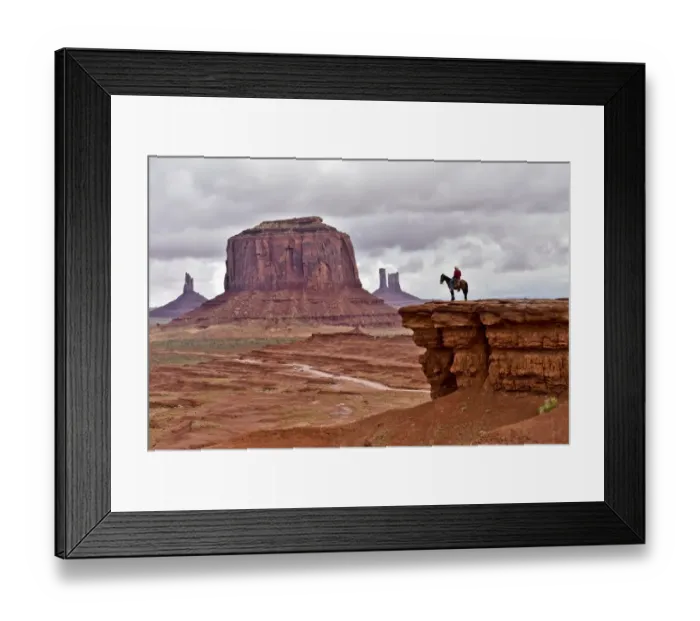 Framed Print : Us-Tourism-Monument Valley-Horse Framed Print : Us-Tourism-Monument Valley-Horse