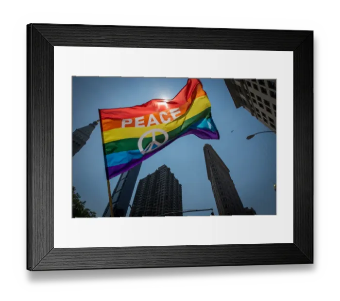 Framed Print : New Yorks Annual Gay Pride Parade Framed Print : New Yorks Annual Gay Pride Parade