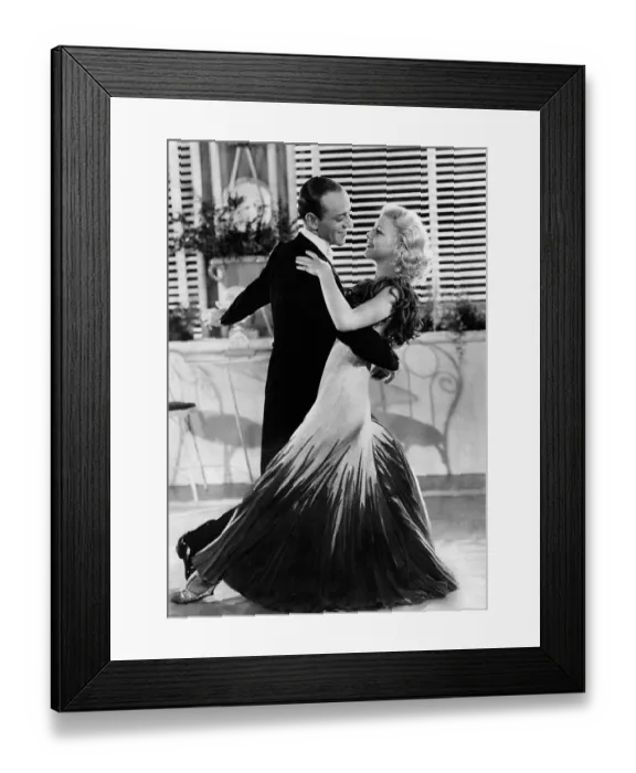 Framed Print : Ginger Rogers Dancing with her partner Fred Astaire Framed Print : Ginger Rogers Dancing with her partner Fred Astaire