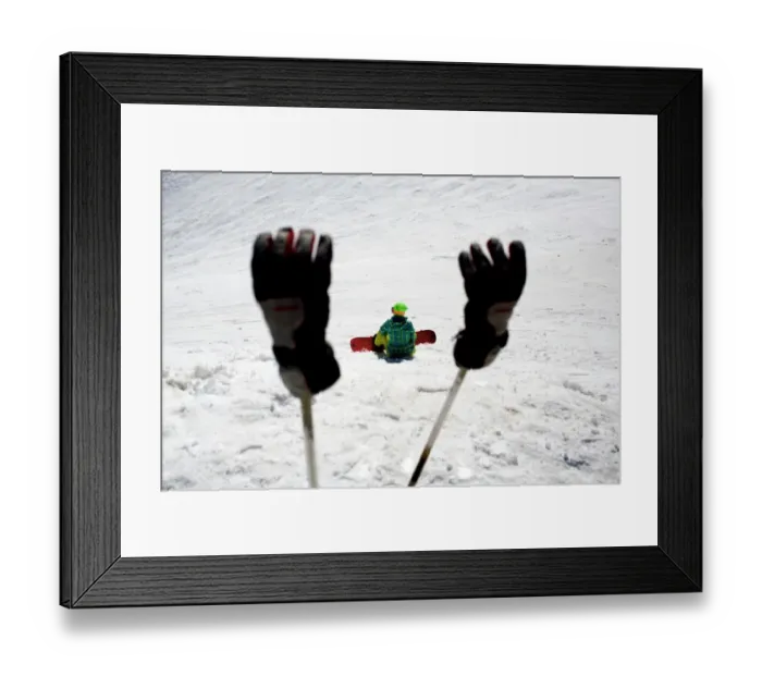 Framed Print : Iran-Ski-Tourism