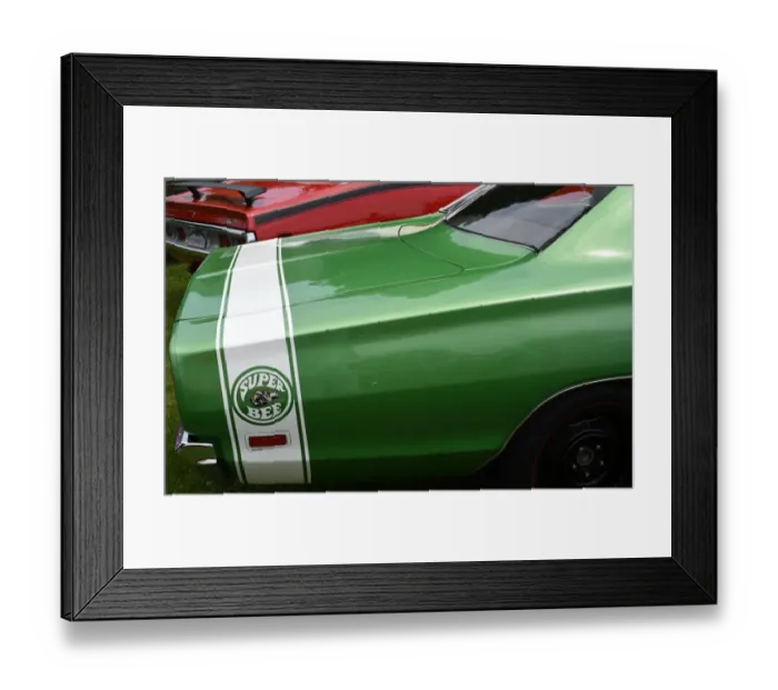 Framed Print : Us-Classic Car - Dodge - Super Bee - 1969