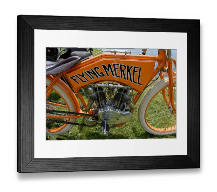 Framed Print : Us-Classic - Flying Merkel Racer - 1913 Framed Print : Us-Classic - Flying Merkel Racer - 1913