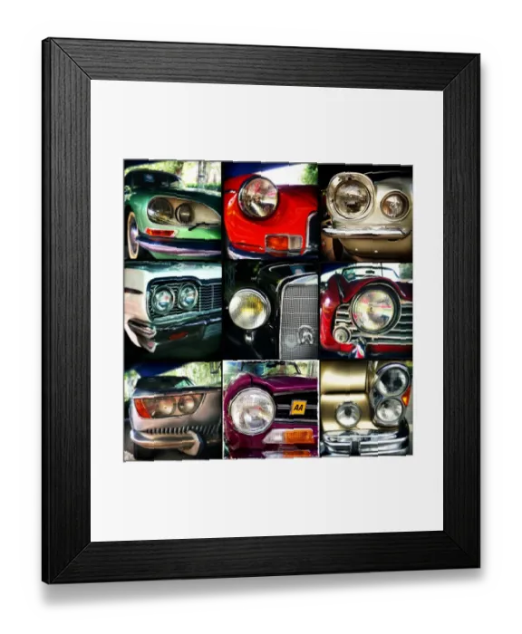 Framed Print : Iran-Auto-Classic Cars