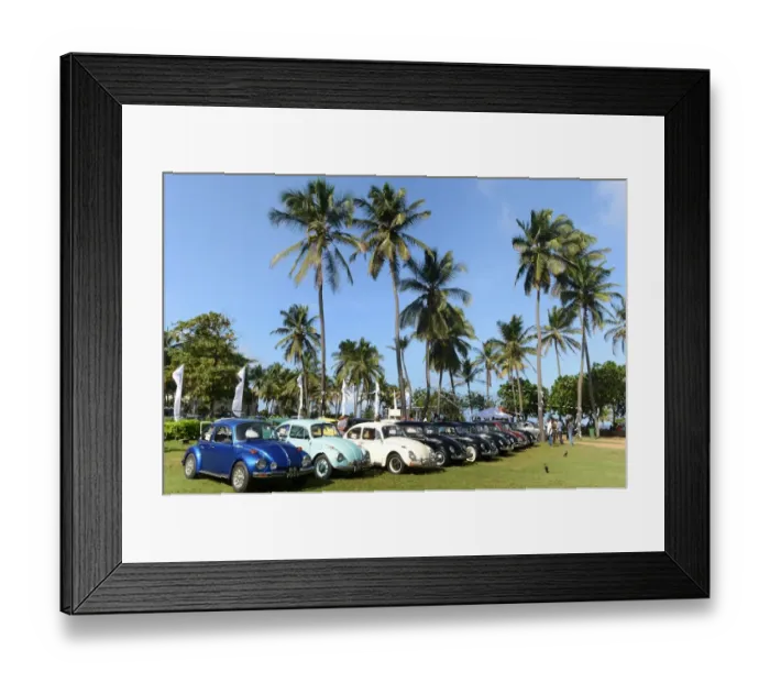 Framed Print : Sri Lanka-Auto-Volkswagen-Car