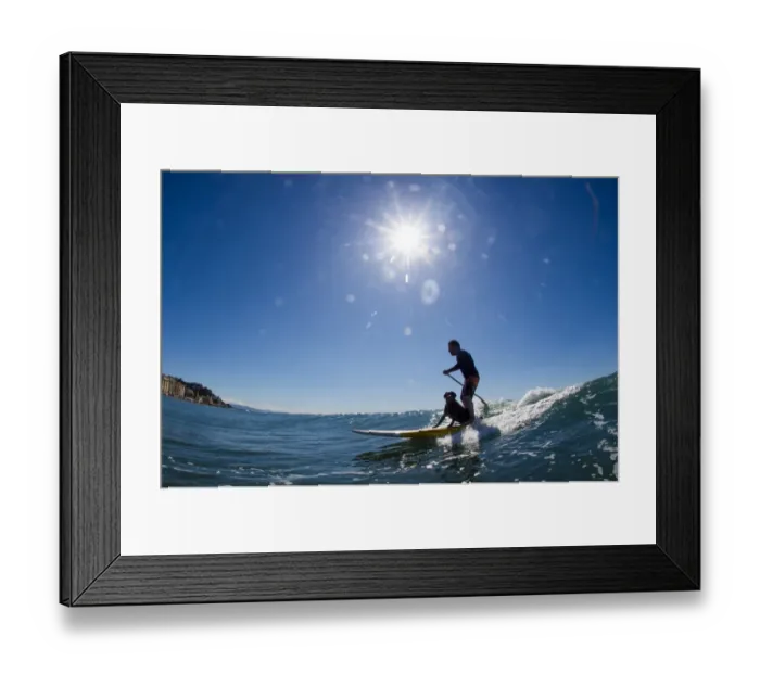 Framed Print : Italy-Weather-Surf-Dog-Feature Framed Print : Italy-Weather-Surf-Dog-Feature