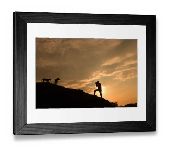 Framed Print : El-Salvador-Dog-Sunset Framed Print : El-Salvador-Dog-Sunset