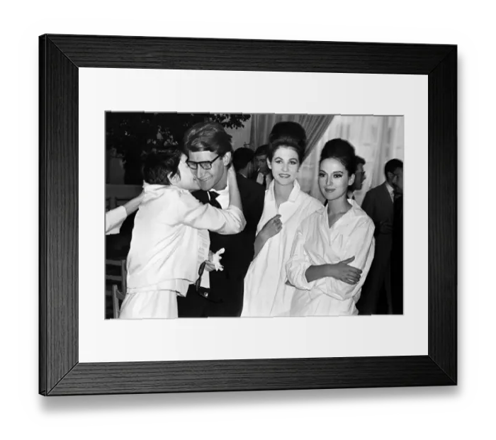 Framed Print : France-Fashion-Ysl Framed Print : France-Fashion-Ysl