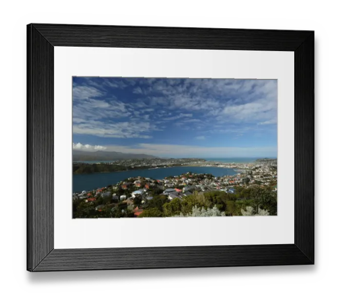 Framed Print : New Zealand-Wellington-View Framed Print : New Zealand-Wellington-View