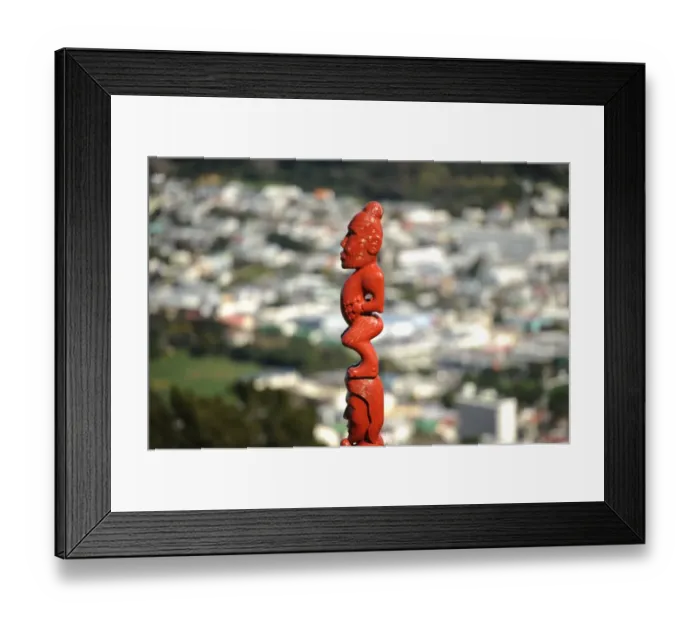 Framed Print : New Zealand-Wellington-Maori-Feature