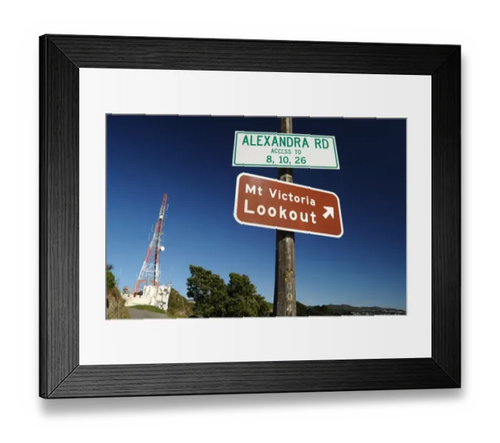 Framed Print : New Zealand-Wellington-Feature