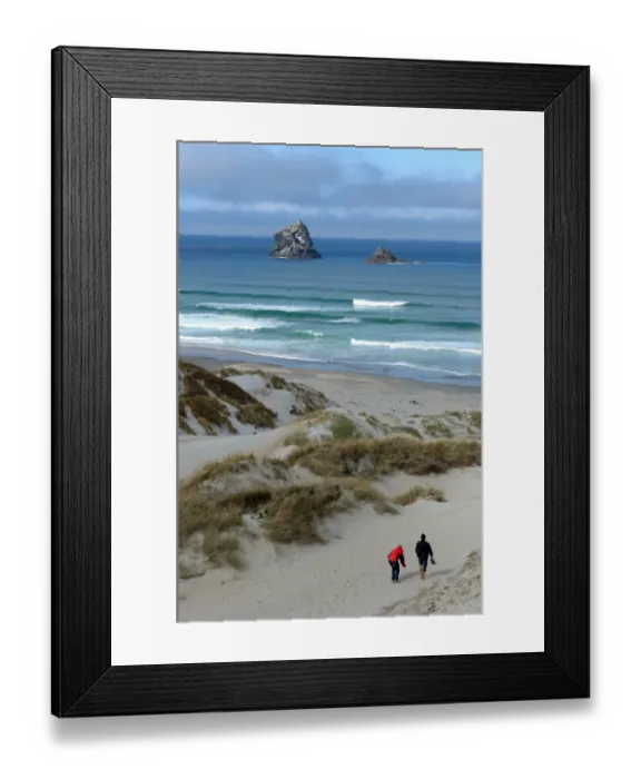 Framed Print : New Zealand-Dunedin-Beach Framed Print : New Zealand-Dunedin-Beach