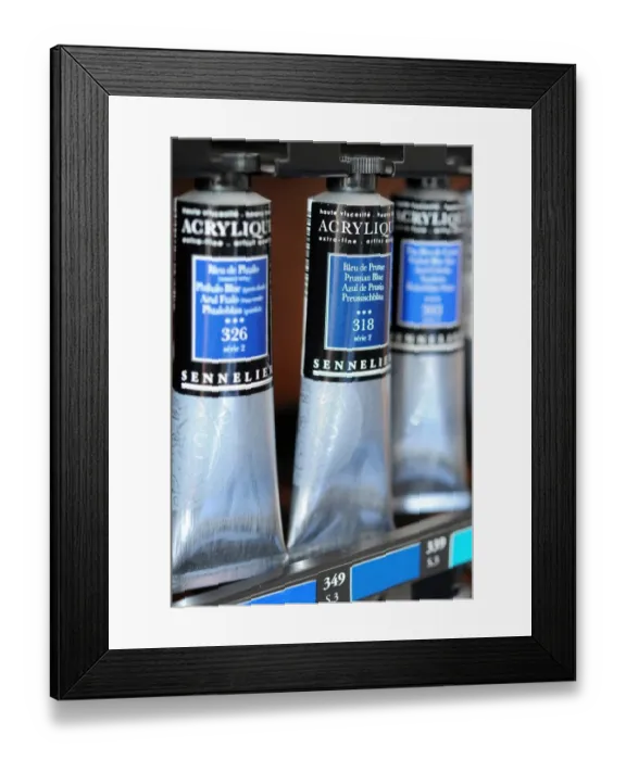 Framed Print : A view of tubes of acrylic paint in a workshop at the Raphael-Isabey-Sennelier factory Framed Print : A view of tubes of acrylic paint in a workshop at the Raphael-Isabey-Sennelier factory