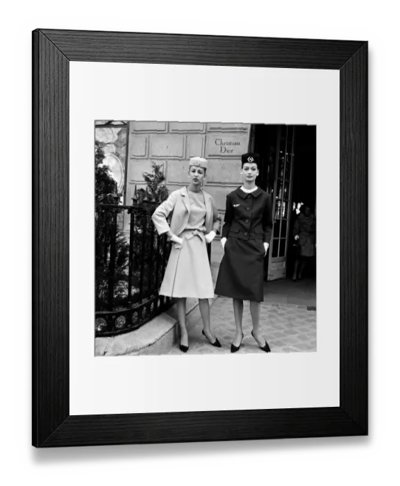 Framed Print : Fashion-Air France-Uniform-Dior Framed Print : Fashion-Air France-Uniform-Dior