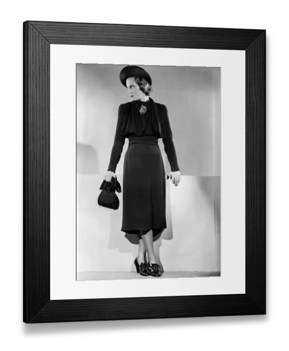 Framed Print : France-Michele Morgan-Model Framed Print : France-Michele Morgan-Model
