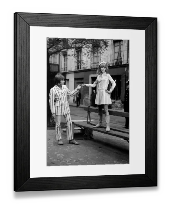 Framed Print : Fashion-Mini Skirt Framed Print : Fashion-Mini Skirt