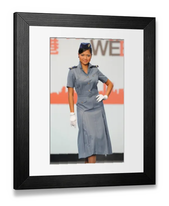 Framed Print : Japan-Hkg-Cathay Pacific-Uniforms Framed Print : Japan-Hkg-Cathay Pacific-Uniforms
