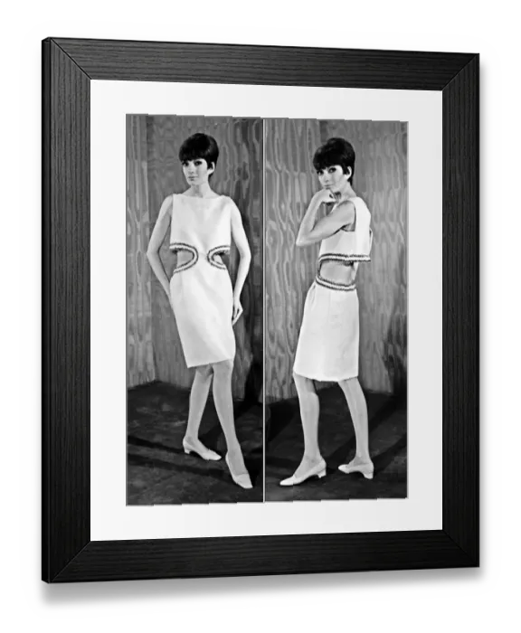 Framed Print : Retro 2000-Mode-Fashion-Cardin Framed Print : Retro 2000-Mode-Fashion-Cardin