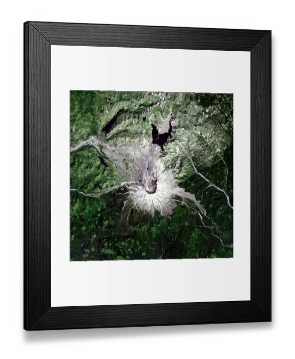 Framed Print : Us-Mt. St. Helens-Anniversary Image