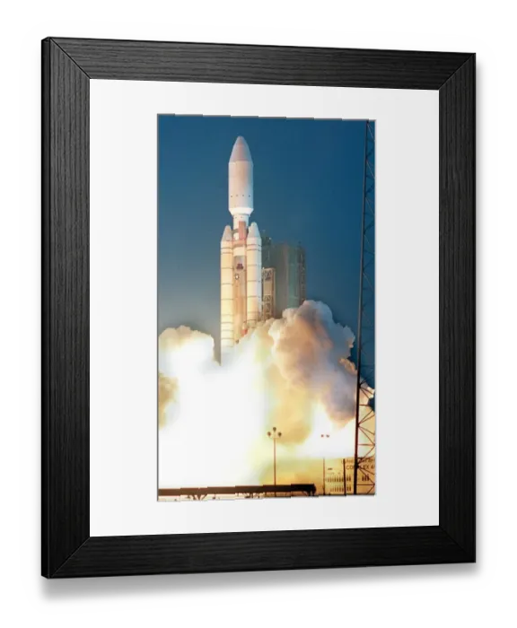 Framed Print : Space-Titan4 Launch