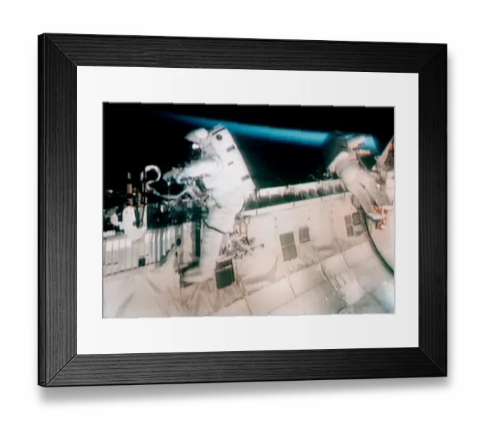 Framed Print : Us-Spacewalk