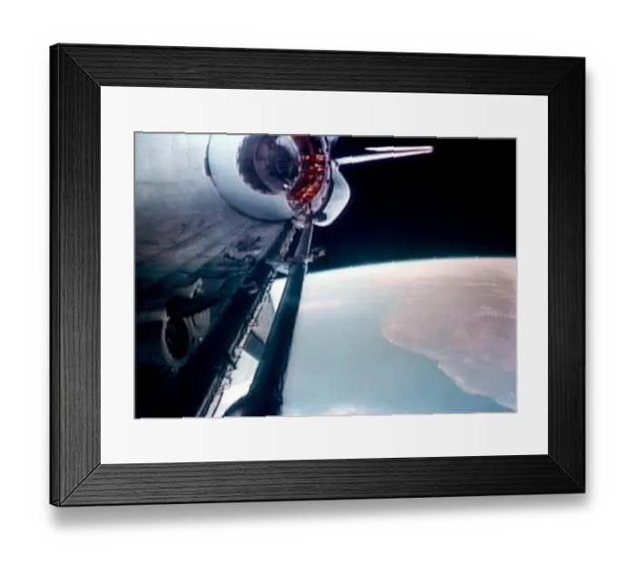 Framed Print : Us-Madagascar from Space