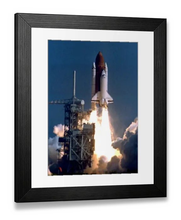 Framed Print : Us-Shuttle Columbia Launch