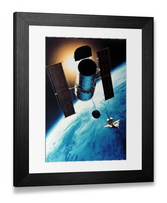 Framed Print : Hubble-Space Telescope Framed Print : Hubble-Space Telescope
