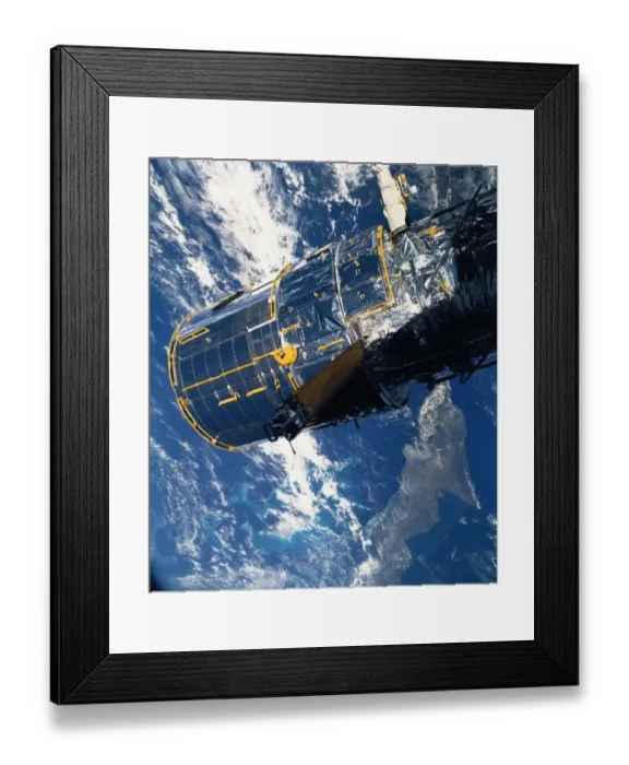 Framed Print : Hubble-Space Telescope Framed Print : Hubble-Space Telescope