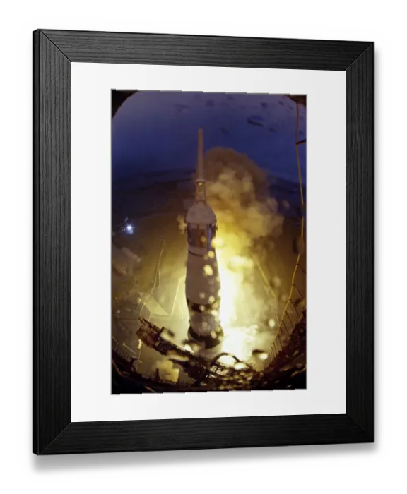 Framed Print : Us-Space-Moon-Apollo 12