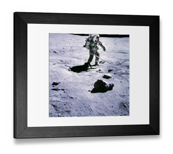 Framed Print : Us-Space-Moon-Apollo XII Framed Print : Us-Space-Moon-Apollo XII