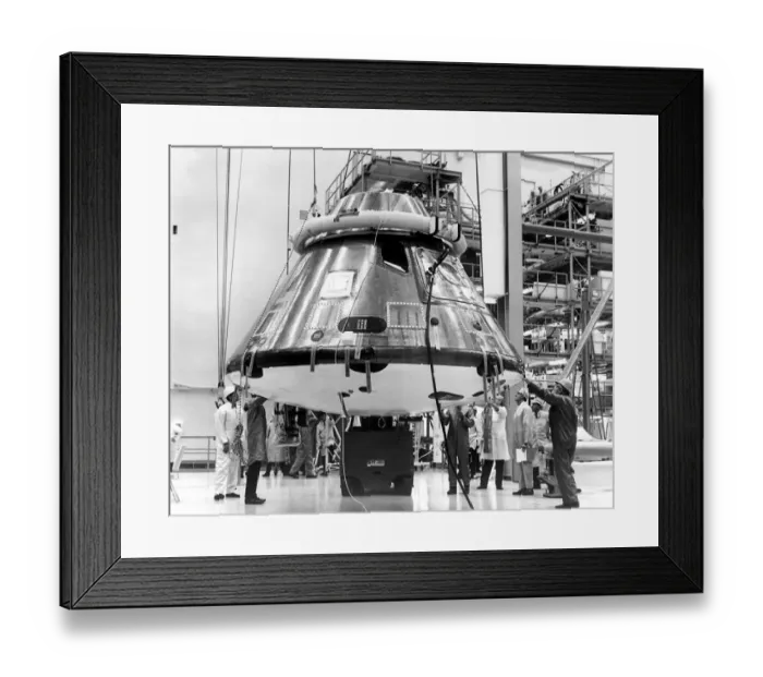 Framed Print : Apollo-Space Capsule