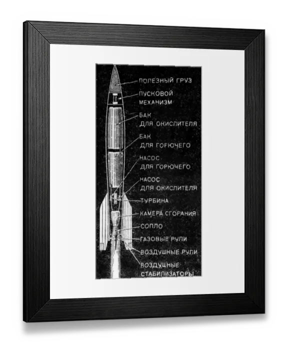 Framed Print : Astronautique-Fusee-Satellite-236019