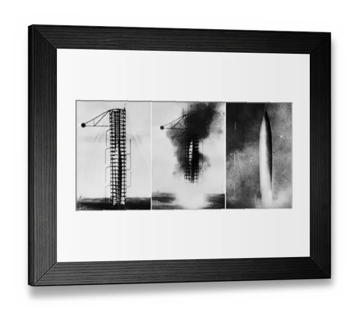 Framed Print : Space-Sputnik II