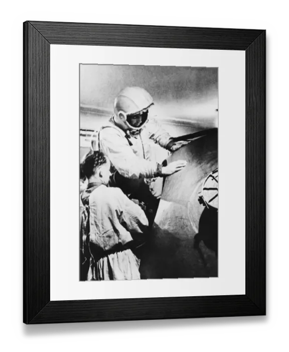 Framed Print : Astronautics-Vostok 2-Titov