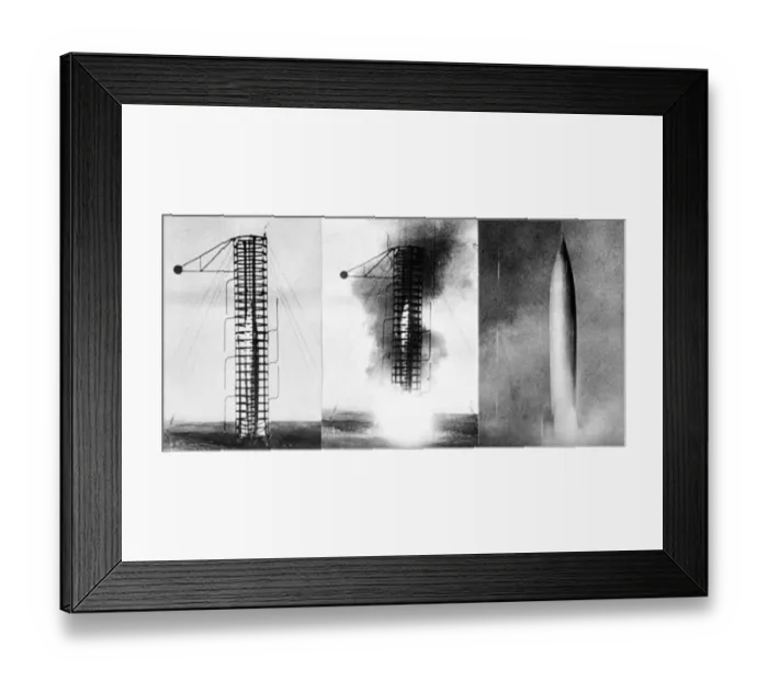Framed Print : Astronautics-Launch-Satellite
