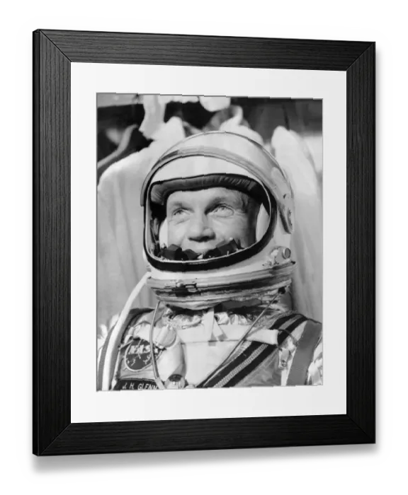 Framed Print : Usa-Space-Cosmonaut-John Glenn