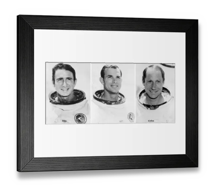 Framed Print : Cap Kennedy-Cosmonautes-Irwin-Scott-Worden