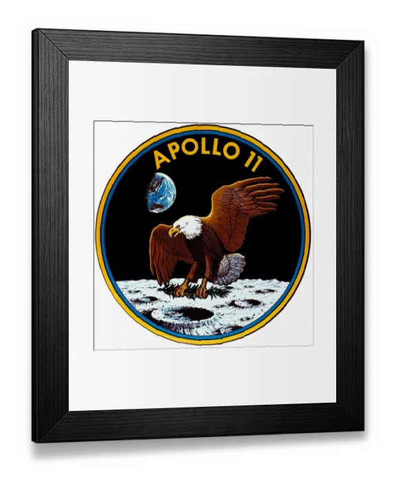  : Space-Moon-Apollo Xi-Insignia