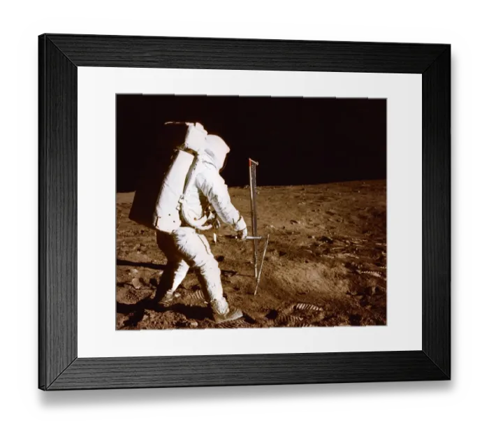 Framed Print : Space-Moon-Apollo Xi-Aldrin