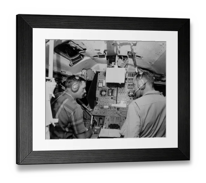 Framed Print : Moon-Apollo Xi-Armstrong-Aldrin