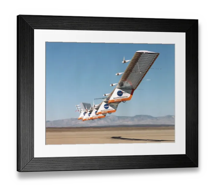 Framed Print : Us-Helios Prototype 2