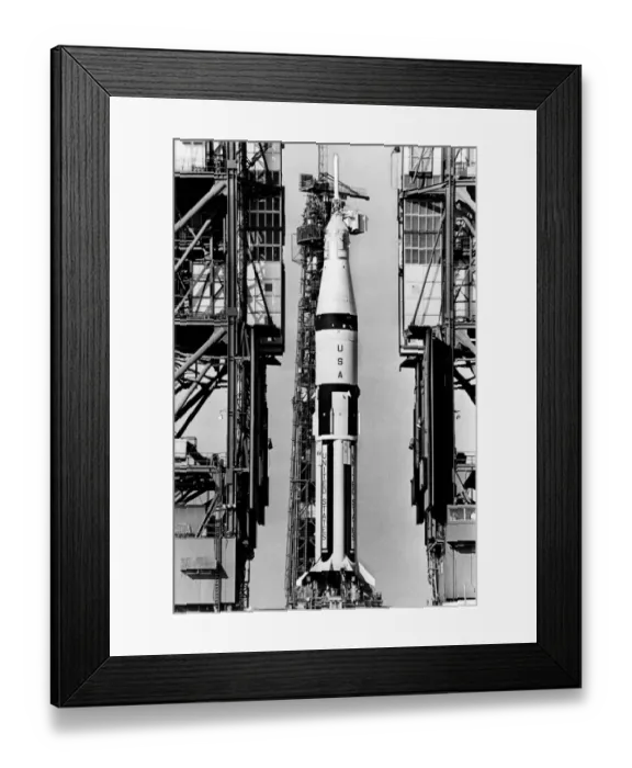 Framed Print : Moon-Apollo VII