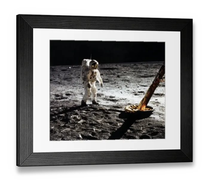 Framed Print : Us-Space-Moon-Apollo Xi-Aldrin