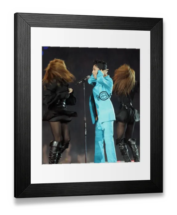 Framed Print : Us-Super Bowl-Prince