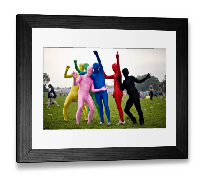 Framed Print : Britain-Ent-Music-Festival-Glastonbury
