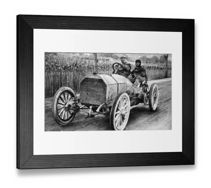 Framed Print : 24 HEURES DU MANS-1906