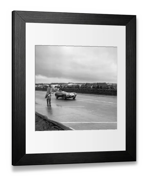 Framed Print : 24 Hours-Le Mans-1955-Hawthorn Framed Print : 24 Hours-Le Mans-1955-Hawthorn