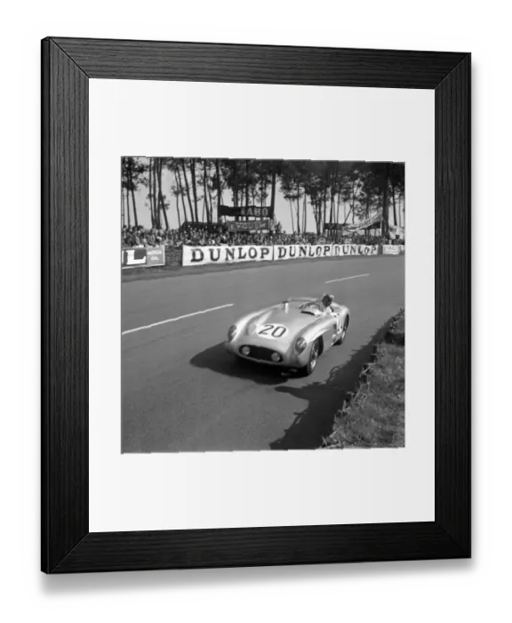 Framed Print : 24 HOURS-LE MANS-1955-LEVEGH