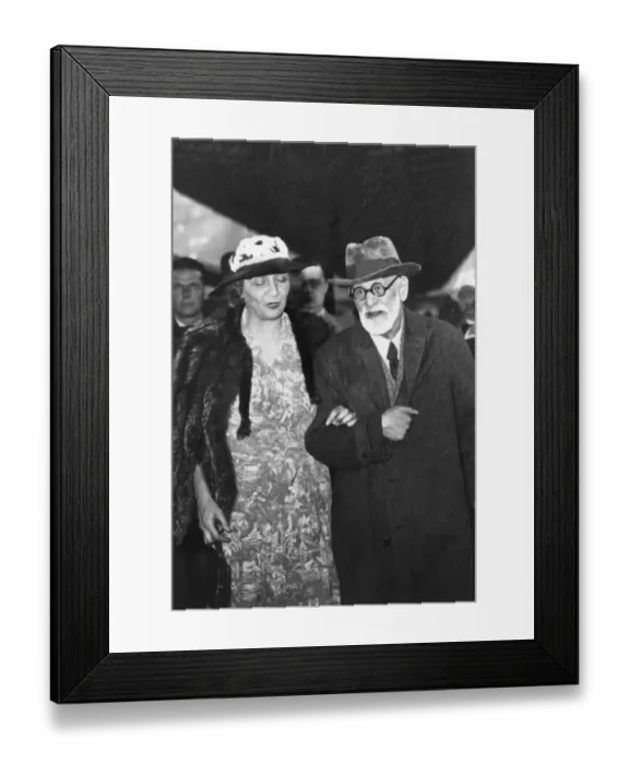 Framed Print : Sigmund Freud-Marie Bonaparte