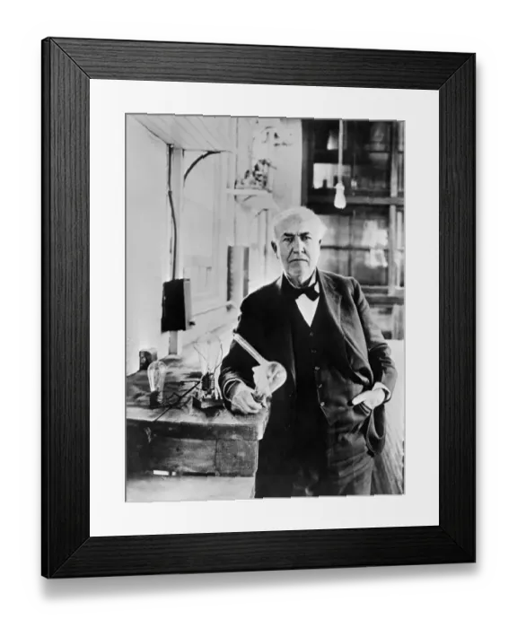 Framed Print : Thomas Edison Framed Print : Thomas Edison